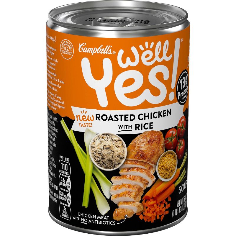 Campbell's Well Yes! Chicken with Wild Rice Soup 16.3oz