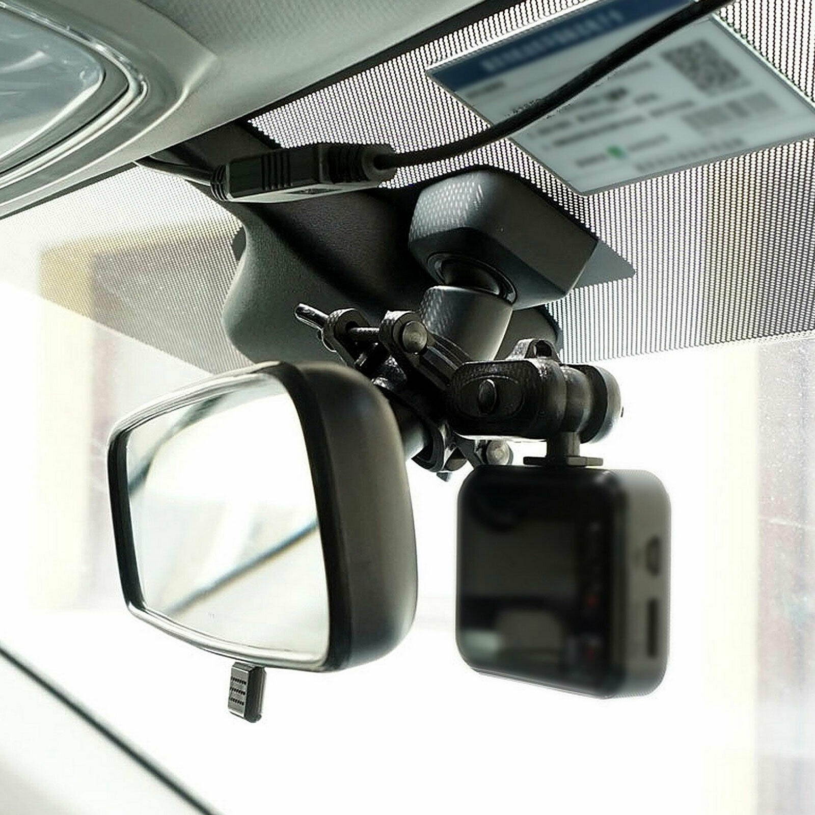 Universal Auto Car Rear View Mirror Mount Stand Holder Cradle For Cell Phone GPS