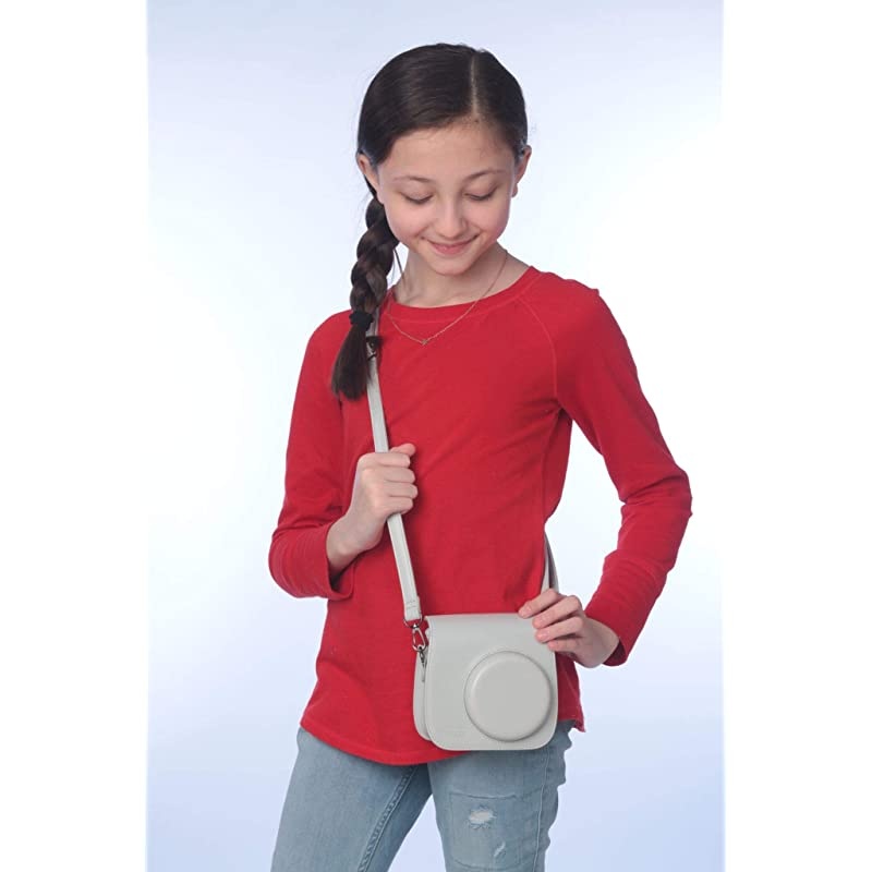 Premium Leather Camera Case with Accessories Kit Bundle for Instax Mini 9 Instant Film Camera | Includes Camera Strap + Photo Album + Picture Frames + Selfie Lens + Cleaning Cloth & More