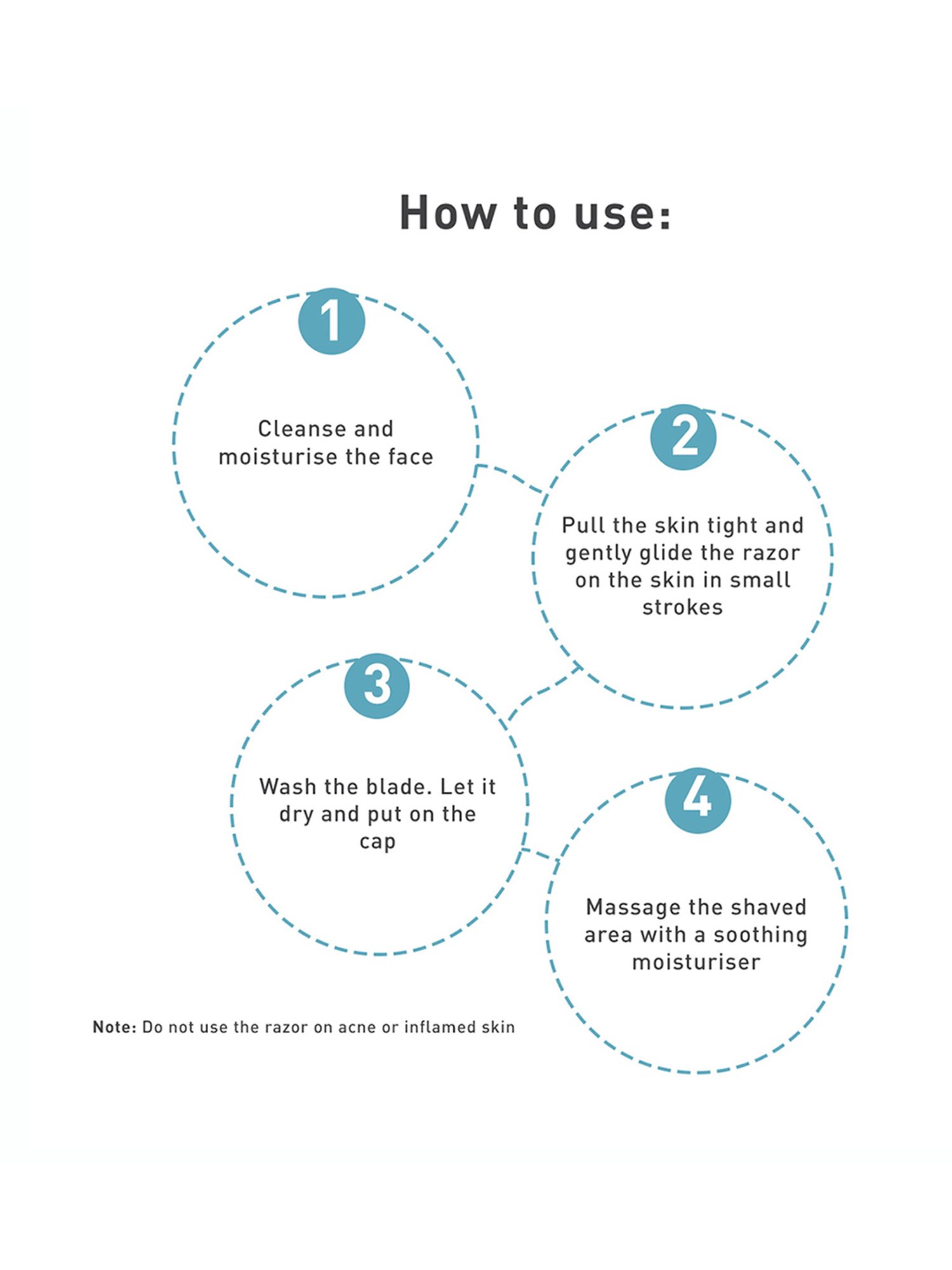 Sirona Precision Shave Eyebrow & Face Razor for Women - 3 Razors