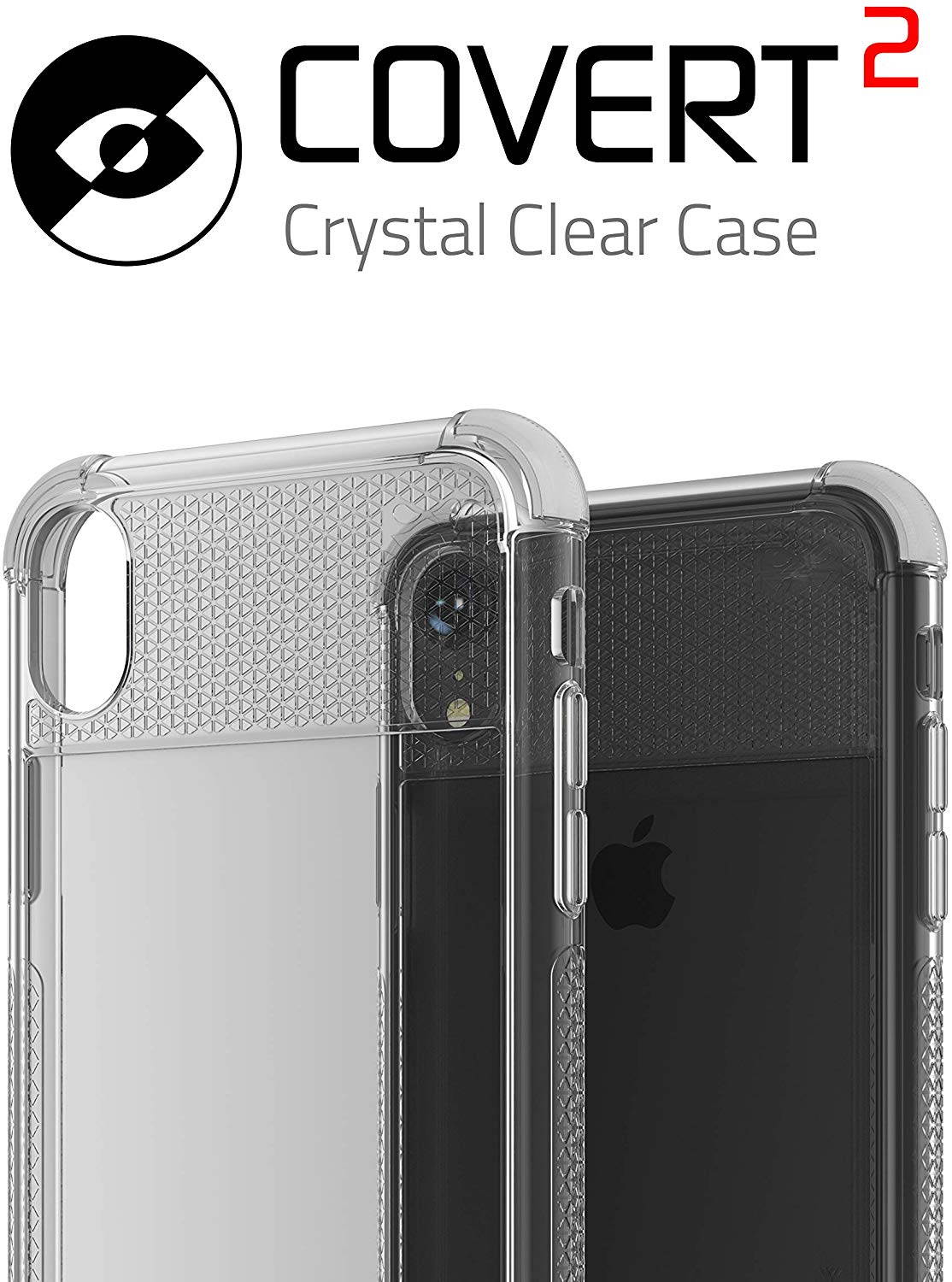 Moshi Vitros Clear Case for iPhone 11 - For Apple iPhone 11 Smartphone - Clear, Raven Black - High Gloss