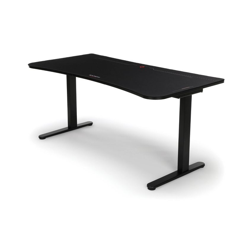63" Gaming Table Desk with Gaming Mouse Pad Black - RESPAWN