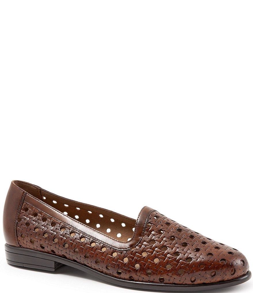 Trotters Liz Woven Leather Loafers