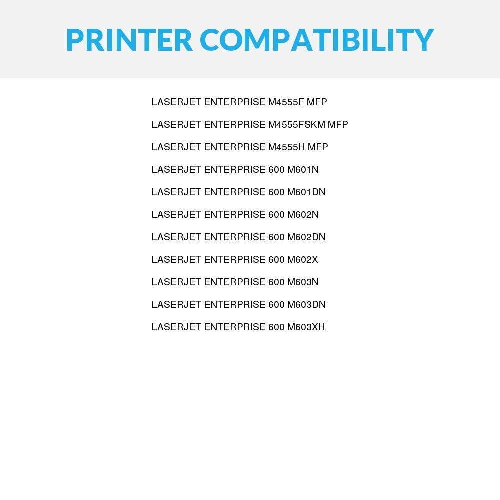 Speedy Inks - 2PK Compatible Replacement for HP CE390A 90A Black Laser Toner for use in LaserJet Enterprise 600 M4555f MFP M4555fskm MFP M4555h MFP M601n M601dn M602n M602dn M602x M603n M603dn M603xh
