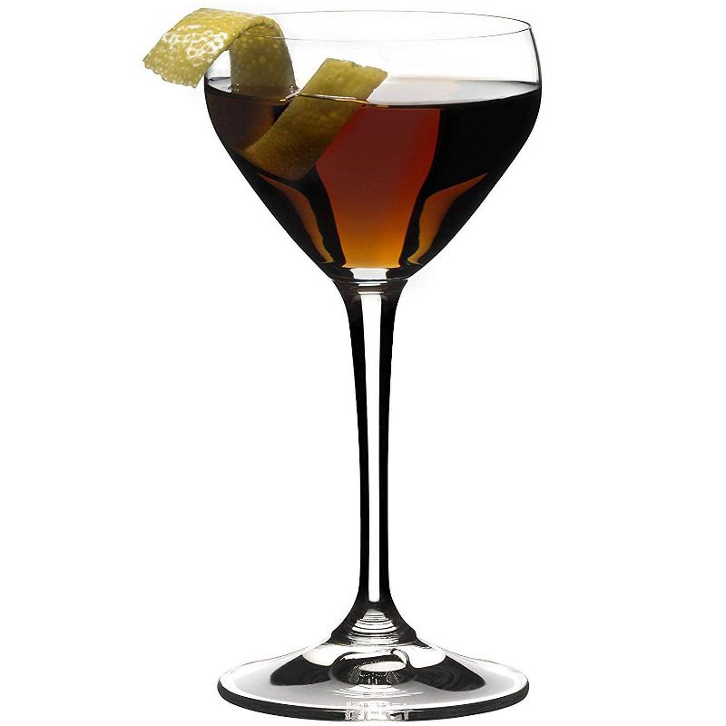 Riedel 6417/05 Drink Specific Glassware Nick & Nora Cocktail Glass Barware, 4 Ounces, Clear (2 Glasses)