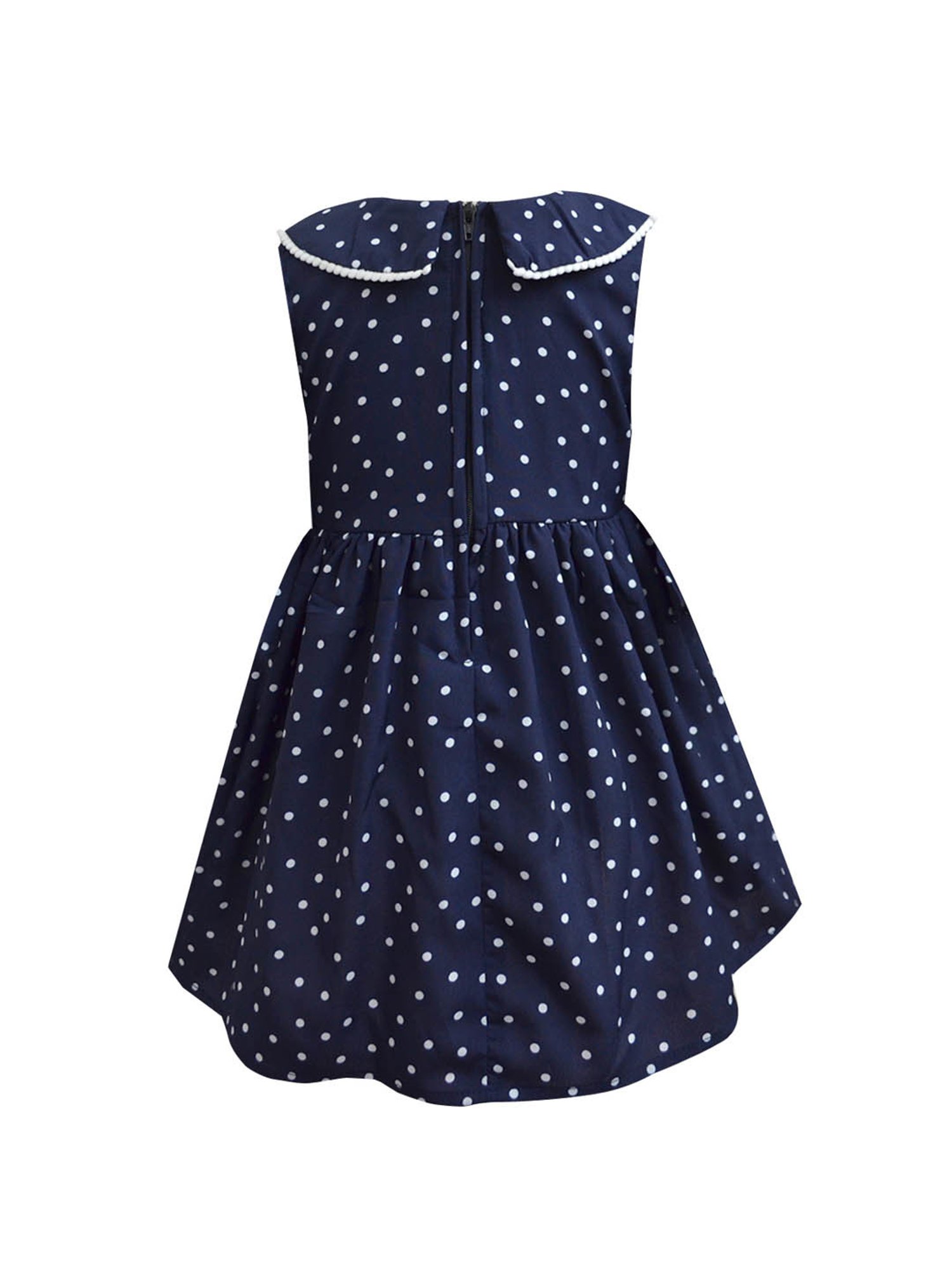 A.T.U.N. Navy Blue Printed Dress