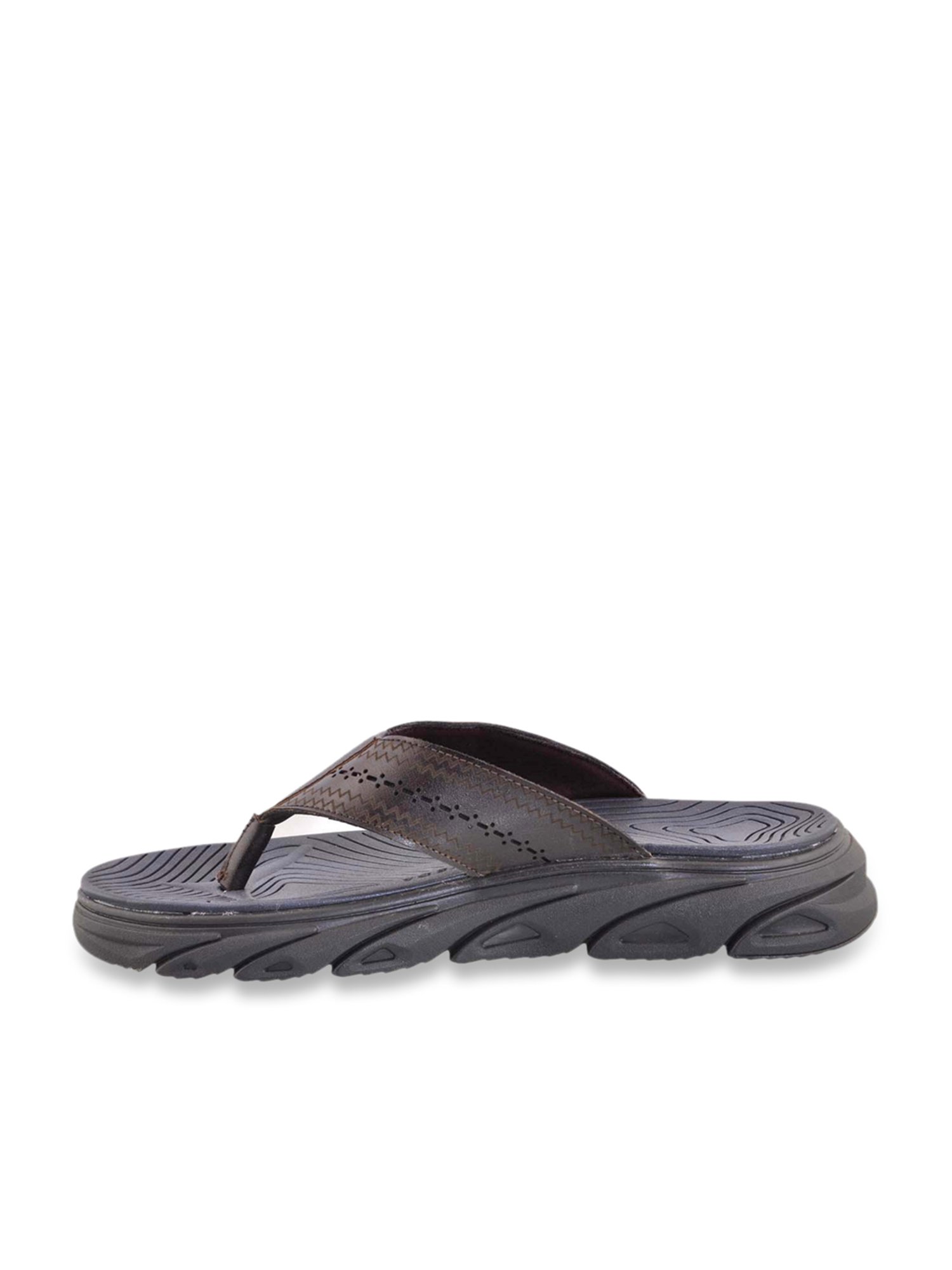 BCK by Buckaroo Men's DETLEF Brown Thong Sandals
