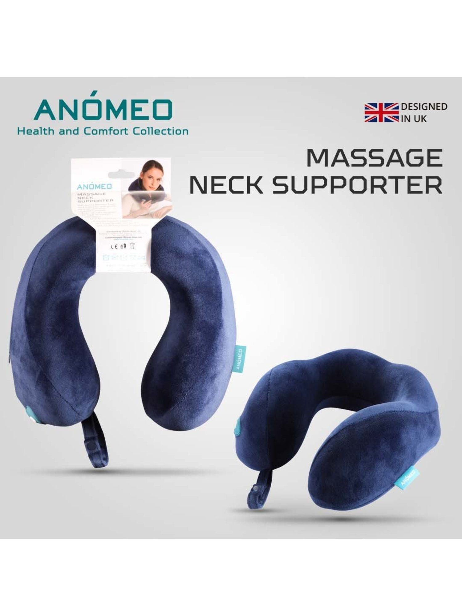 Anomeo Navy Neck Massage Pillow