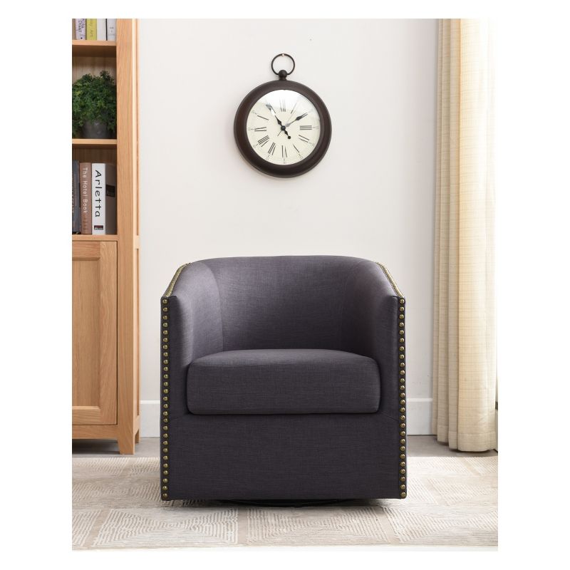 Alyce Swivel Glider Chair Cream