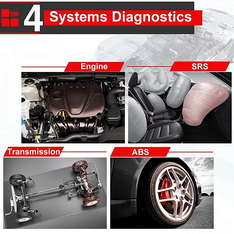 OBD2 Scanner CRP123X Code Reader for ABS SRS Engine Transmission Diagnostic Tool 50 Touchscreen Android 70Based WiFi OneClick Lifetime Free Update Scan Tool Upgraded Version of CRP123