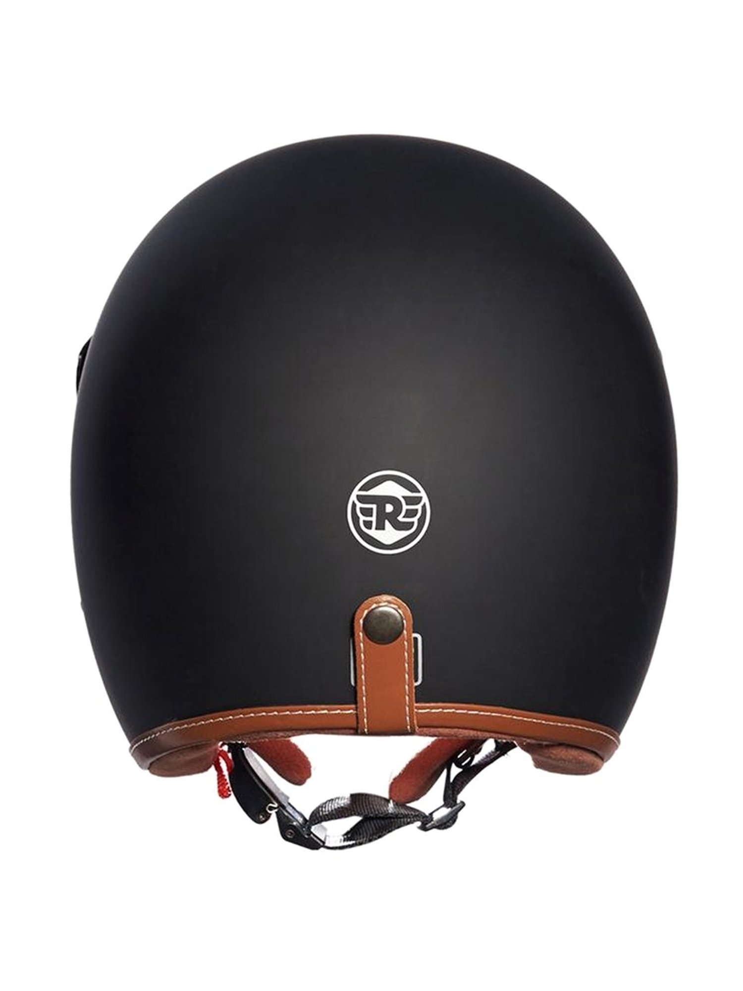 Royal Enfield Lthr. Trim Open Face Helmet Matt Black XL
