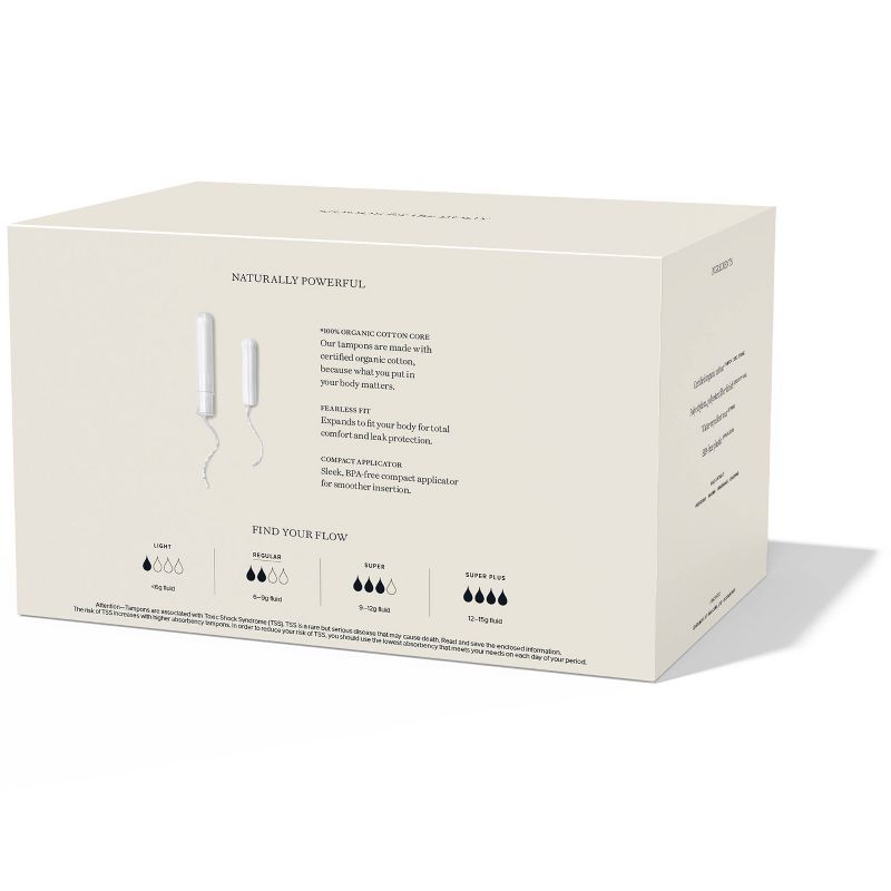 Cora Organic Tampons Regular - 32ct