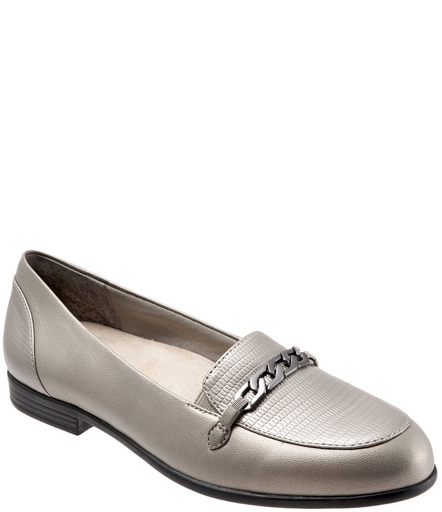 Trotters Anastasia Lizard Print Loafers