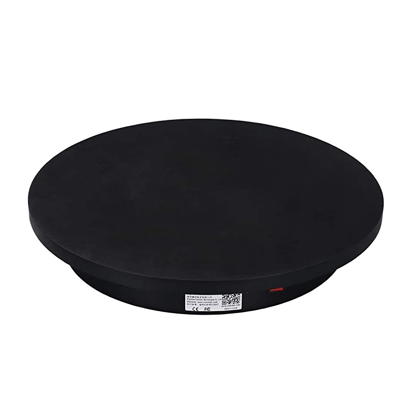 Professional 360 Degree Photography Turntable for Product Photography 158in40cm DiameterAutomatic Remote Control AngleSpeedDirection Various Rotation Mode Black