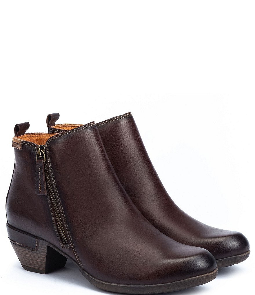 Pikolinos Rotterdam 902 Leather Side Zip Booties