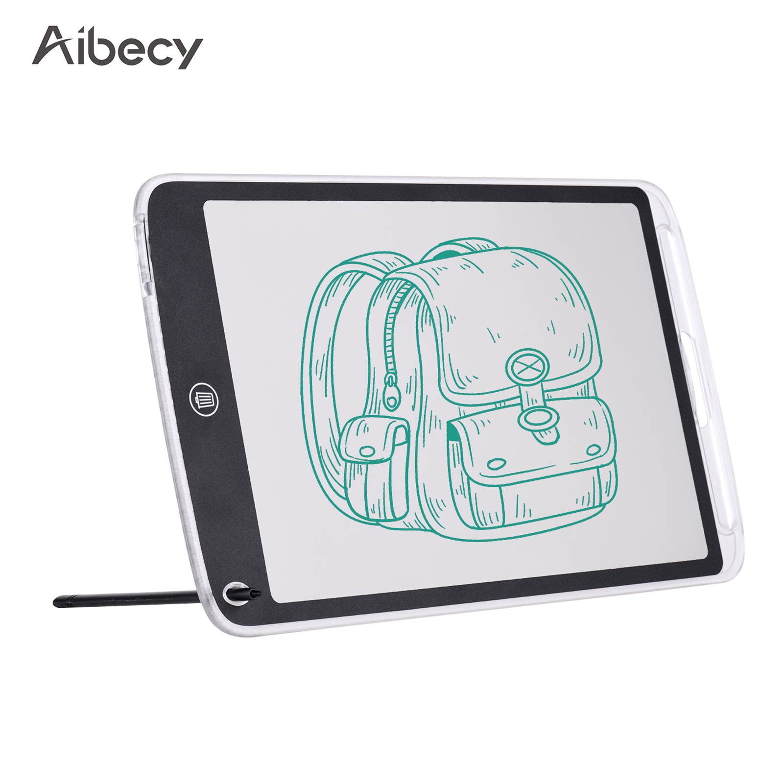 Aibecy 10 Inch LCD Writing Tablet Translucent Copy Drawing Board Digital Handwriting Pad with Stylus Pen Erase Button Lock Function for Children Adults Home Office School