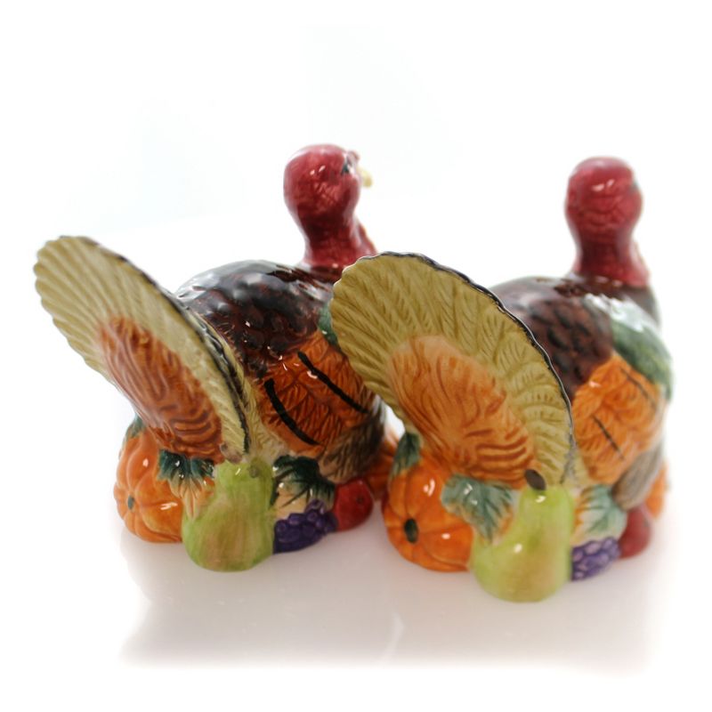 Tabletop 3.5" Turkey Salt & Pepper Thanksgiving Cosmos Gifts Corp.  -  Salt And Pepper Shaker Sets