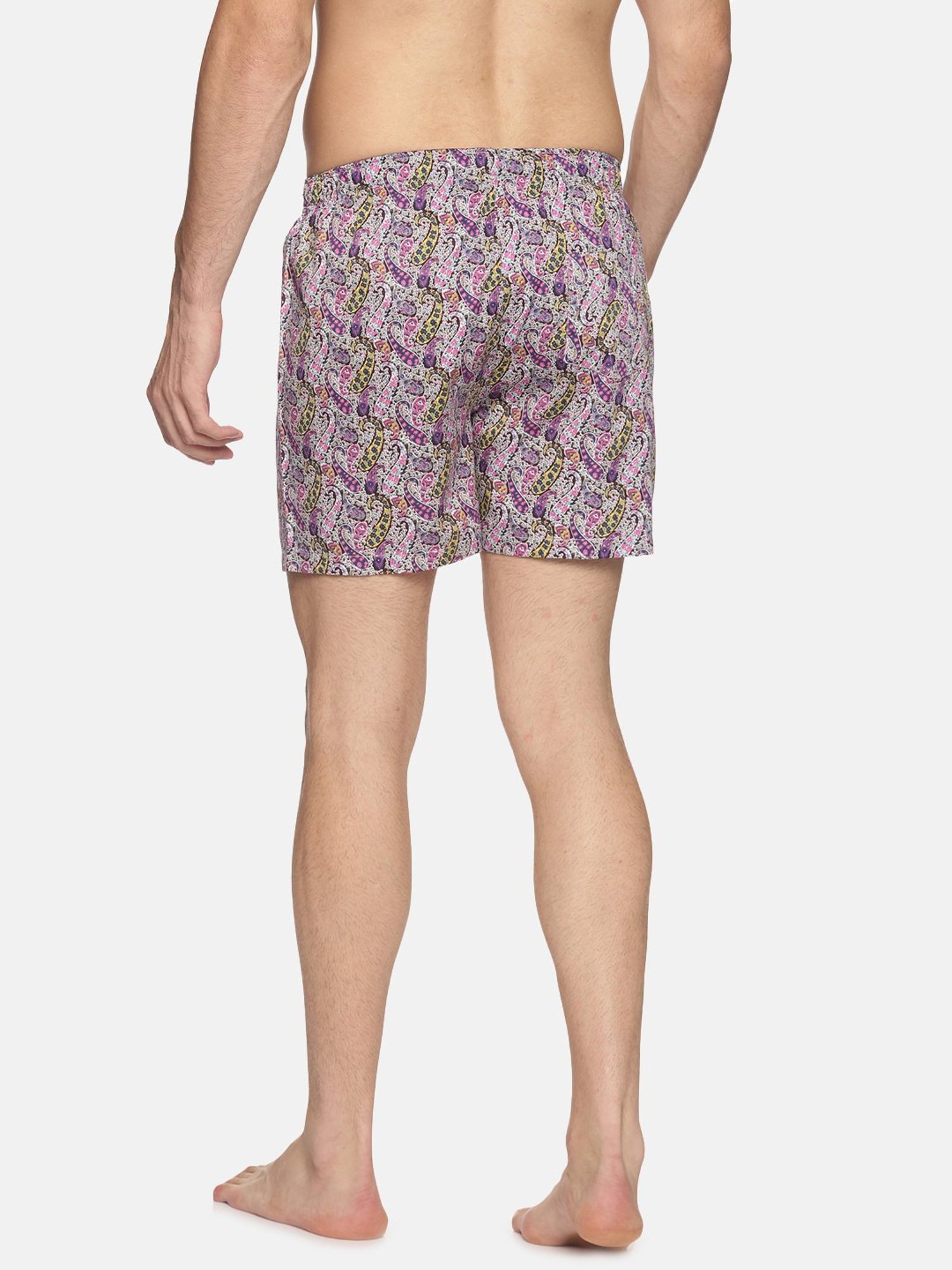 Don Vino Purple Regular Fit Printed Boxers