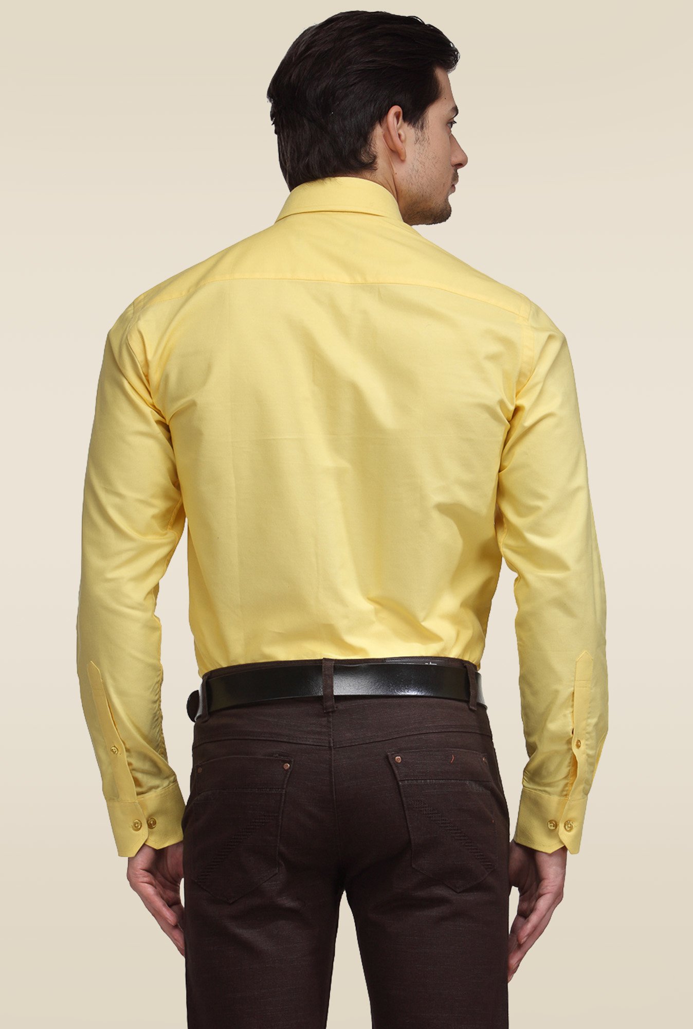 Hancock Yellow Cotton Shirt