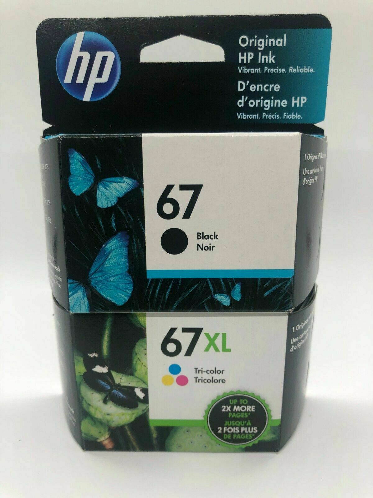 Genuine HP 67X 67XL Ink Cartridge Combo Pack for HP 2755 4155 6055 6455 printer