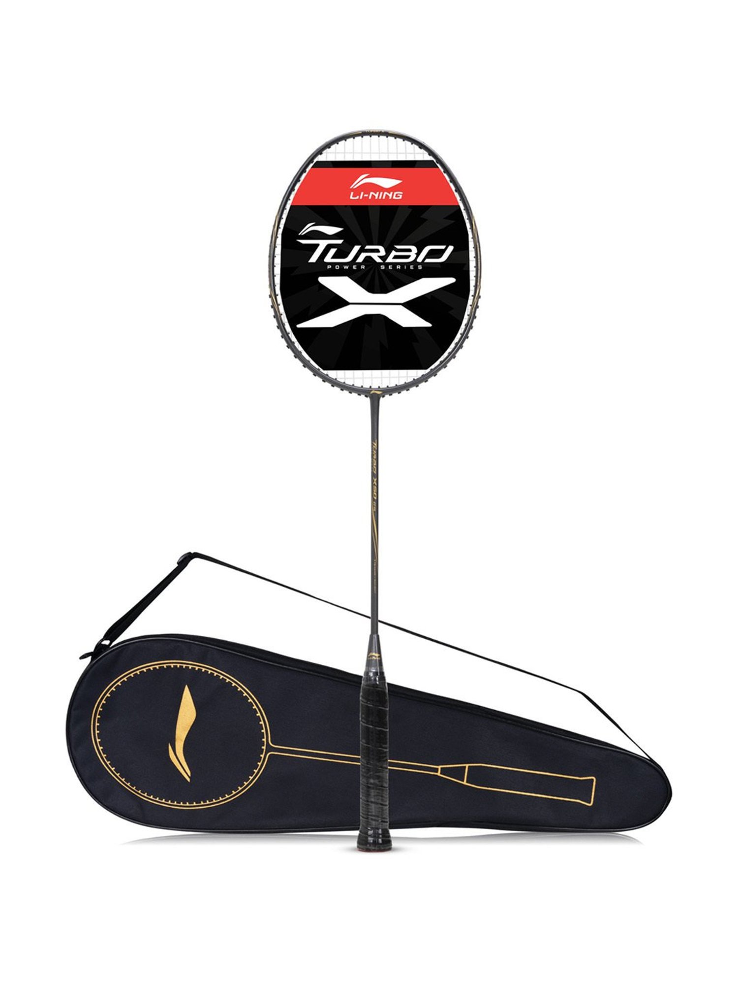 Li-Ning Turbo X 50 G5 Badminton Racket (Charcoal Grey) Size - Medium