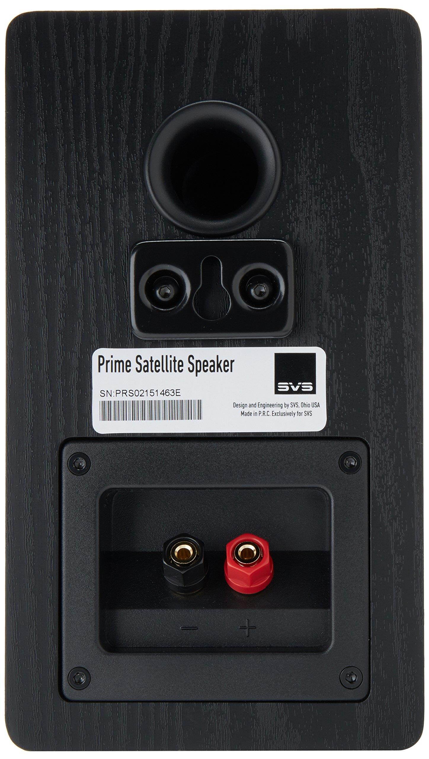 SVS Prime Satellite Speaker (Pair) - Premium Black Ash