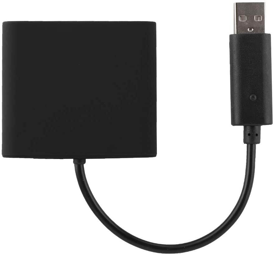 Jacksing Converter Mouse and Keyboard Converter, Splitter Plug and Play Gaming Mouse Converter, Mouse Control for Switch Pro/Slim/Ones/Onex