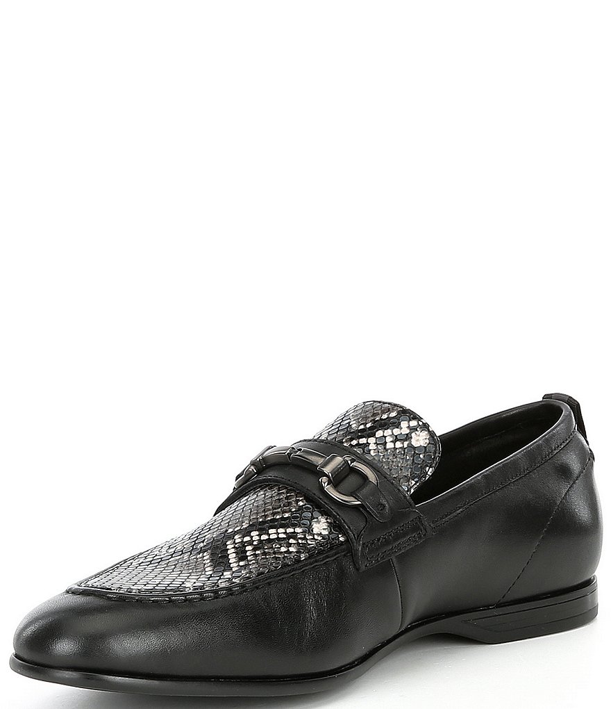 Kenneth Cole New York Men's Nolan Snake Print Bit Loafers