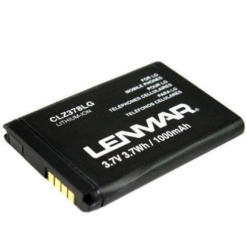 Lenmar Black 1000 mAh Replacement Battery for LG Accolade VX5600 Mobile Phones CLZ378LG