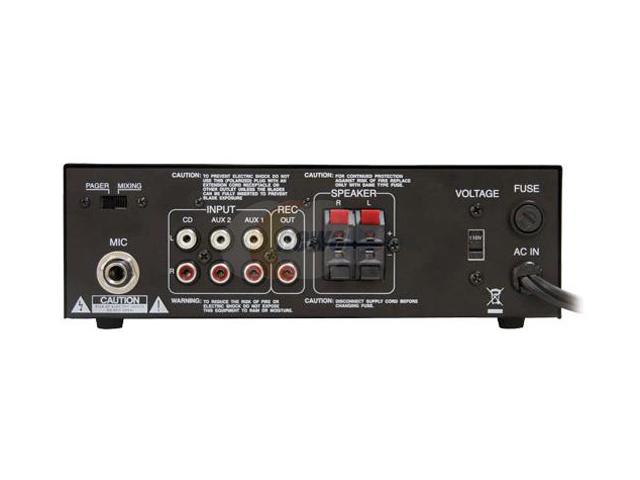 Pyle Audio Mini 2x120 Watt Stereo Power Amplifier w/ AUX/CD Input