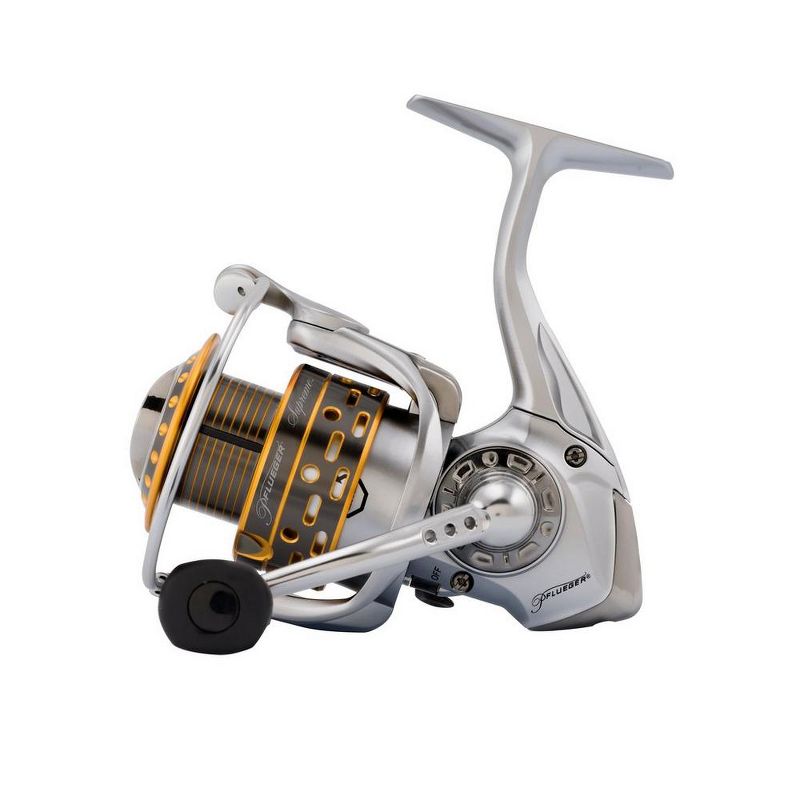 Pflueger SUPSP25X Supreme Spinning Ultralight Reel w/ 9 Stainless Steel Ball Bearings and Braid Ready Spool for Freshwater or Inshore Fishing, Silver