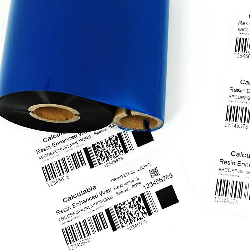 Black 252 x 1476 64mmx450m Thermal Transfer Wax Ribbon for Zebra Desktop PrinterTECDATAMAXINTERMECAVERYCITIZENSATOTSCGODEXARGOXBEIYANGPOSTEK