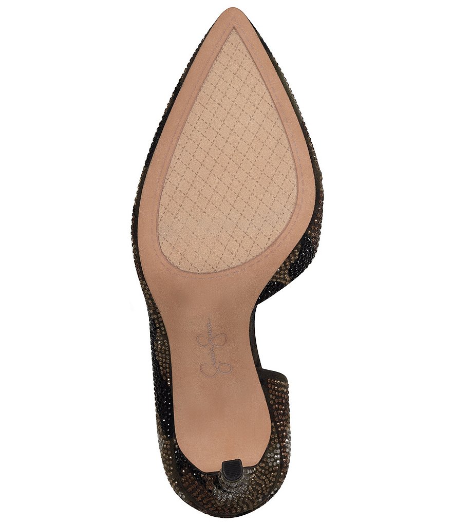 Jessica Simpson Prizma7 Camo Rhinestone d'Orsay Pumps