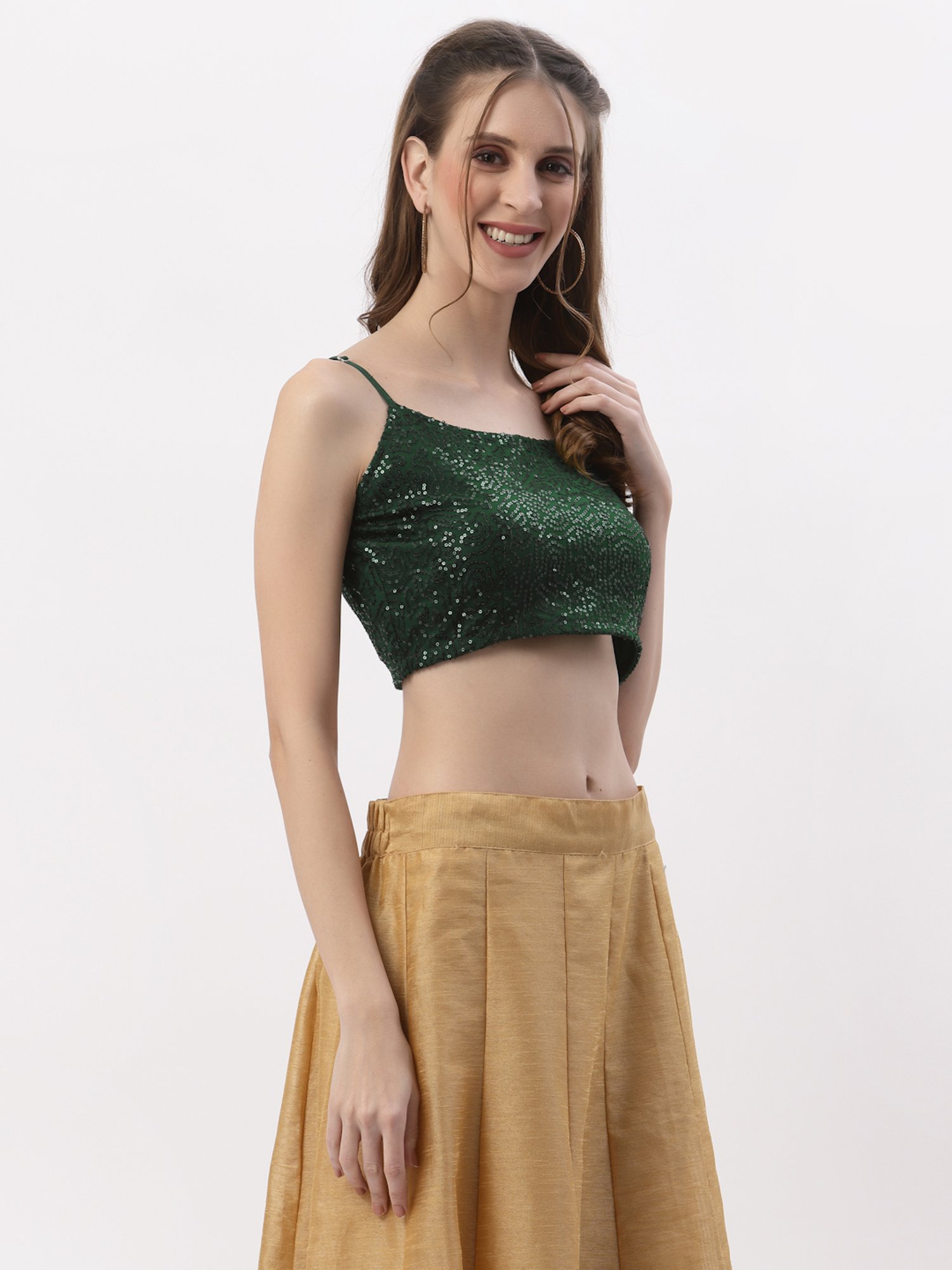 studiorasa Green Embellished Choli
