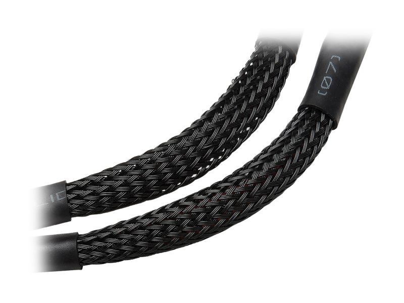 Graphics Card 6+2Pin 8Pin Male to Male Adapter Power Cable for Great Wall Dragon Module Power Supply with Net Cover,Black,about 58cm