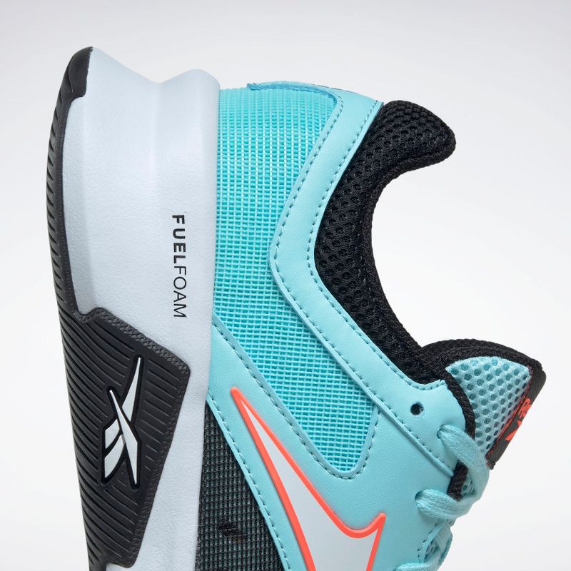 Reebok Advanced Trainette Women's Shoes  Performance Sneakers 7.5 Digital Glow / Black / Orange Flare