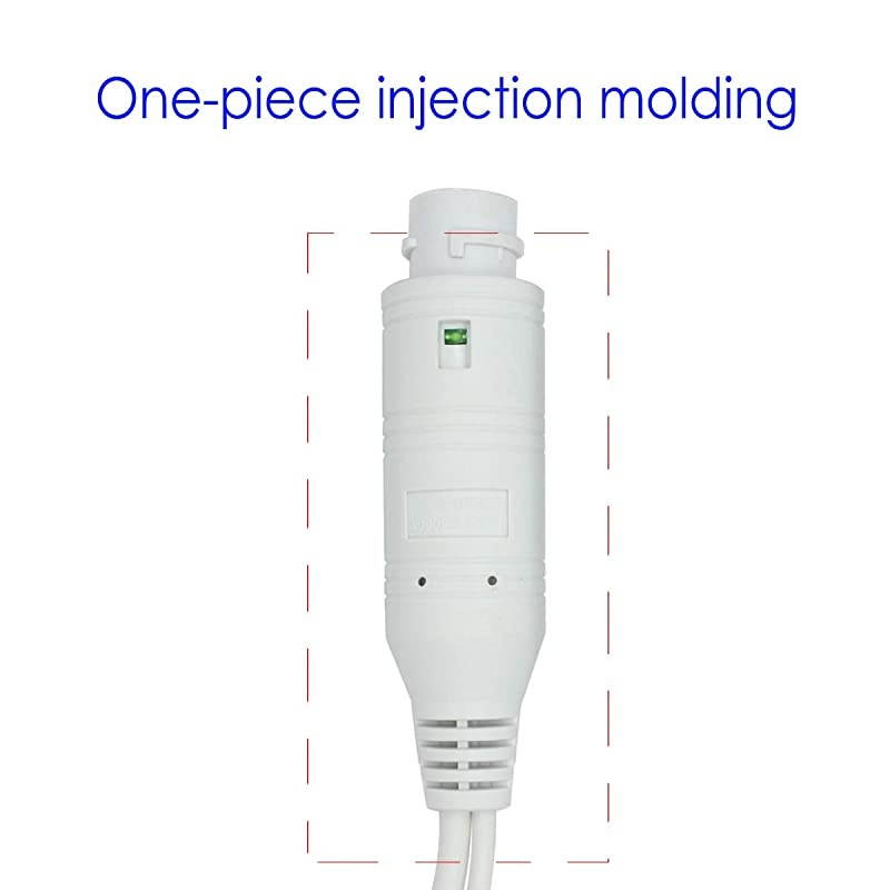 4-Pack Active 48V to 12V Waterproof PoE Splitter Adapter, IEEE 802.3af Compliant 10/100Mbps, for IP Camera AP Voip Phone and More, White