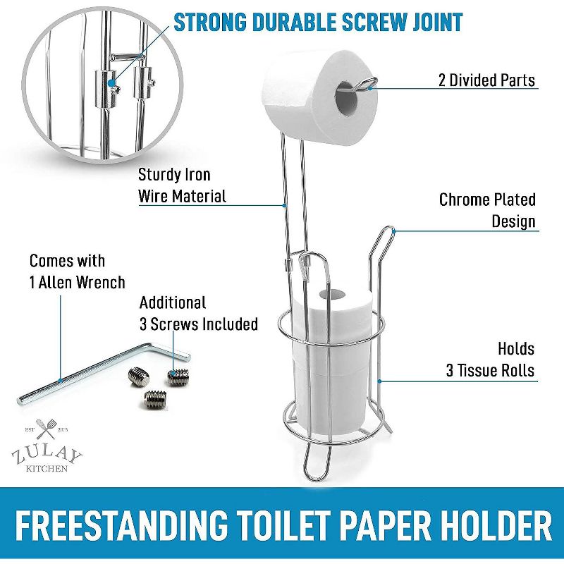 Curved Shower Caddy with Soap Tray Light Silver 24.15" - Elegant Home Fashions