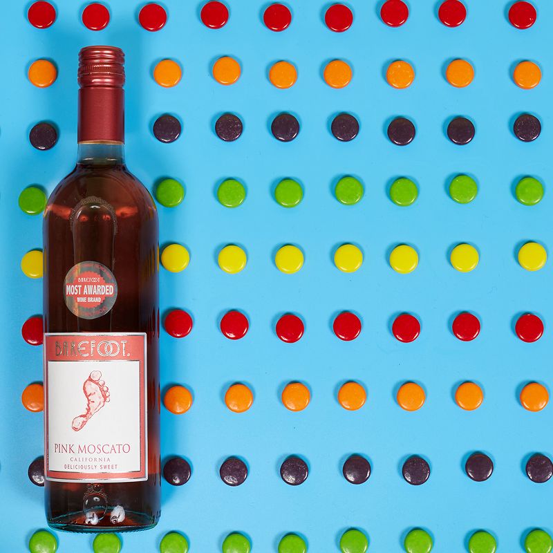 Barefoot Pink Moscato Wine - 750ml Bottle