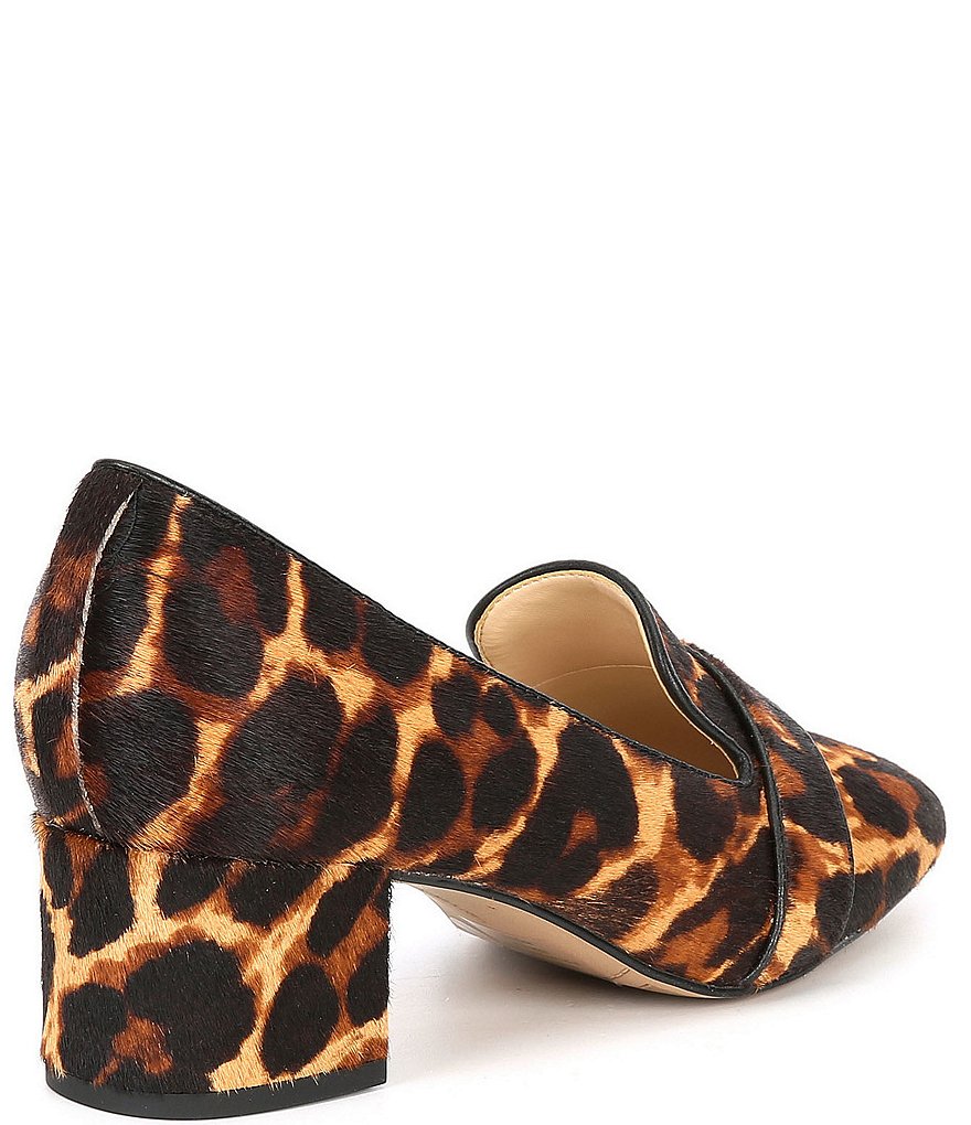 Alex Marie PerisonTwo Leopard Print Haircalf Loafers