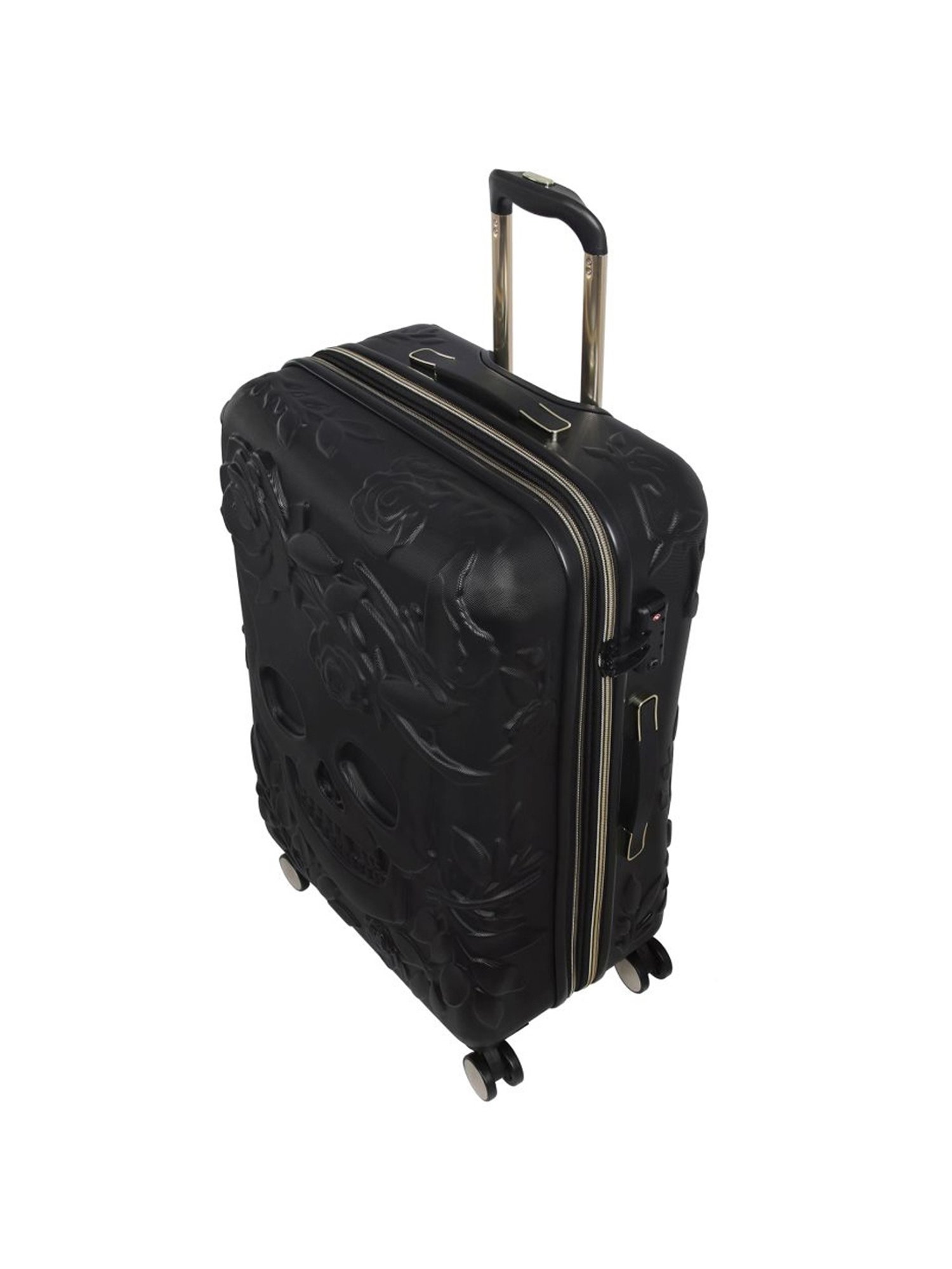 it luggage Skull Black Cabin -20 inches Expandable Hardsided Trolley Bag with TSA Lock