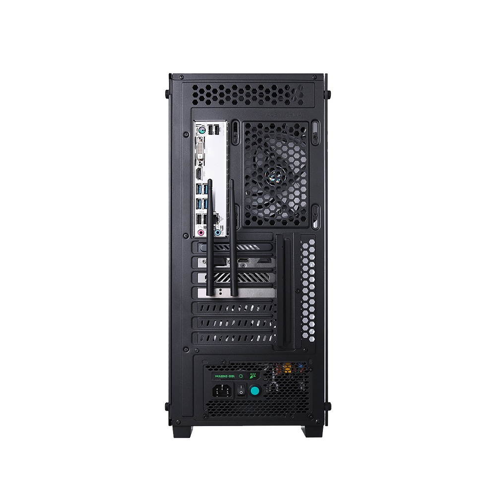 HAJAAN Wind W50 Gaming Desktop Tower PC - AMD Ryzen 5 3600 Hexa-Core Processor up to 4.2GHz, 16GB DDR4 RAM, 512GB SSD + 1TB HDD, Nvidia GeForce GTX 1650 4GB, WIFI -Windows 10 Home