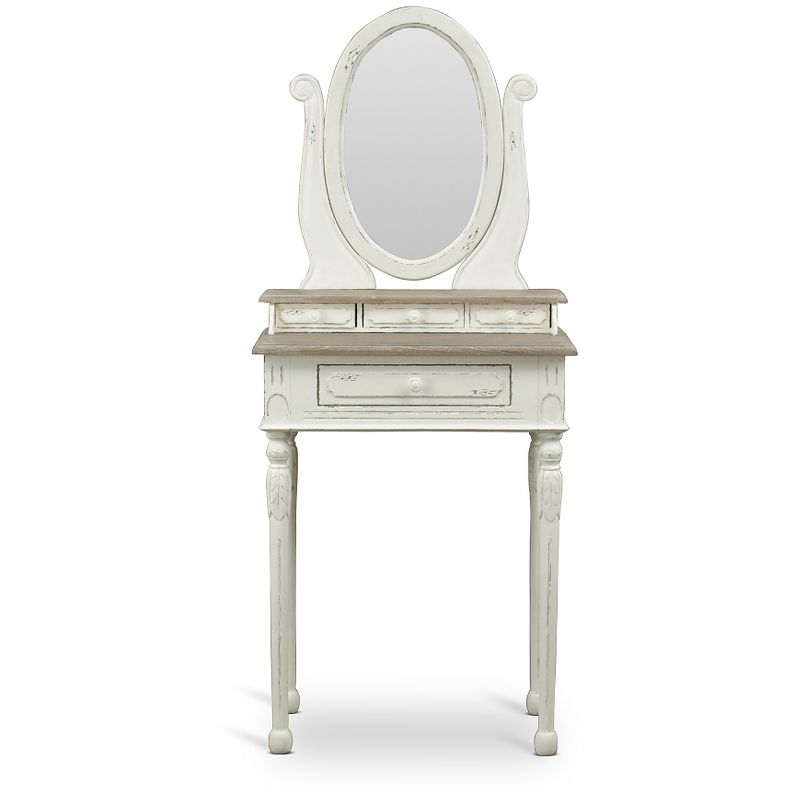 Salisbury Vanity w/Mirror White - Chique