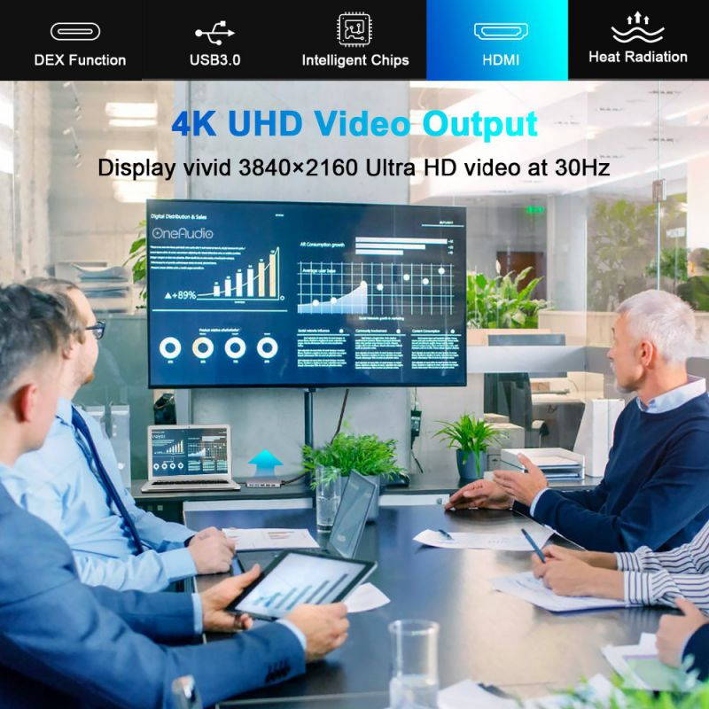 USB 3.0 HUB C HUB Multi USB Splitter With HDMI Adater PD Charging Card Reader Type C Hub For Macbook Pro/Samsung Galaxy