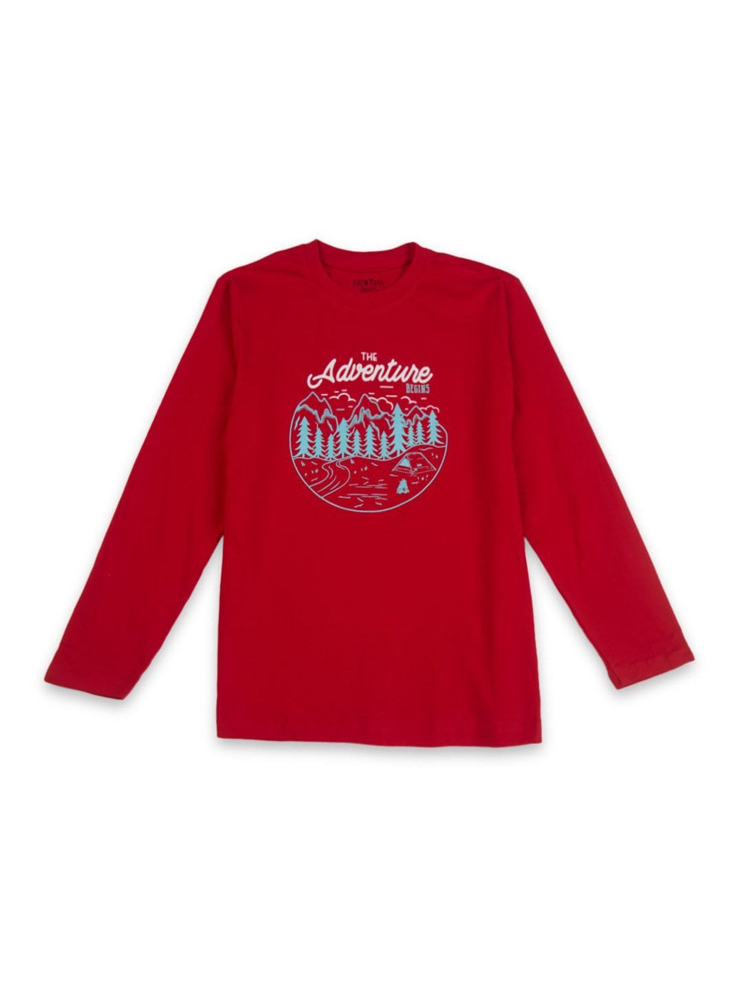 Palm Tree Boys Multicolor Printed Full Sleeves T-Shirt (Pack Of 3)