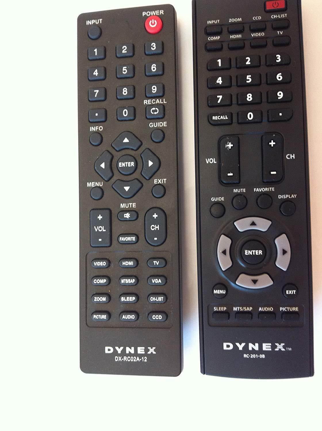 New BBY DYNEX brand remote DX-RC01A-12 DX-RC02A-12 sub RC-701-0A; RC-201-0B; DX-RC01A-13; DX-RC01A-12 remote