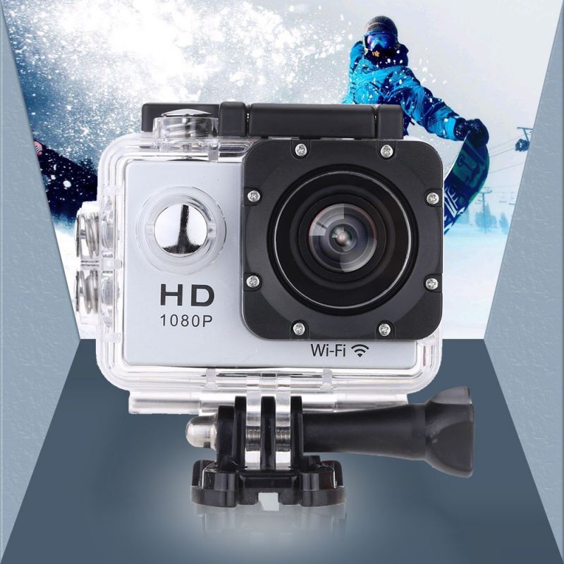 W8 1080P 30FPS 12MP Wifi Waterproof 30M Shockproof 170&deg; Wide Angle 1.5" Screen Outdoor Action Sports Camera Camcorder Digital Cam Video HD DV Car DVR