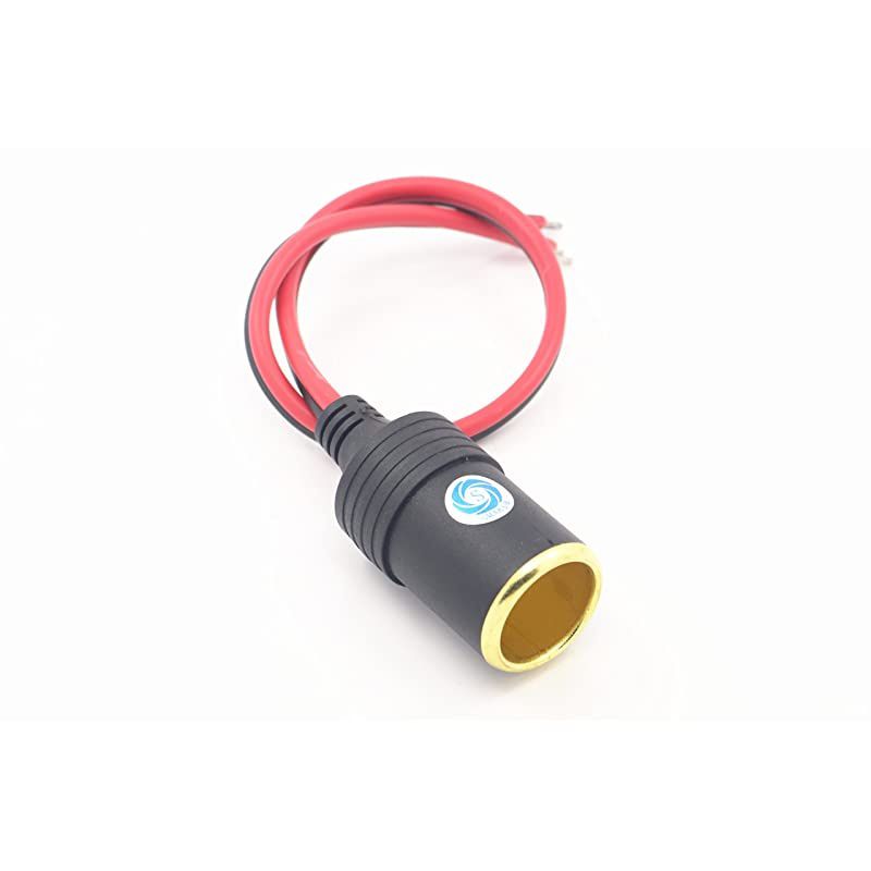 12V 30A Female Car Cigar Cigarette Lighter Socket Plug Connector Adapter