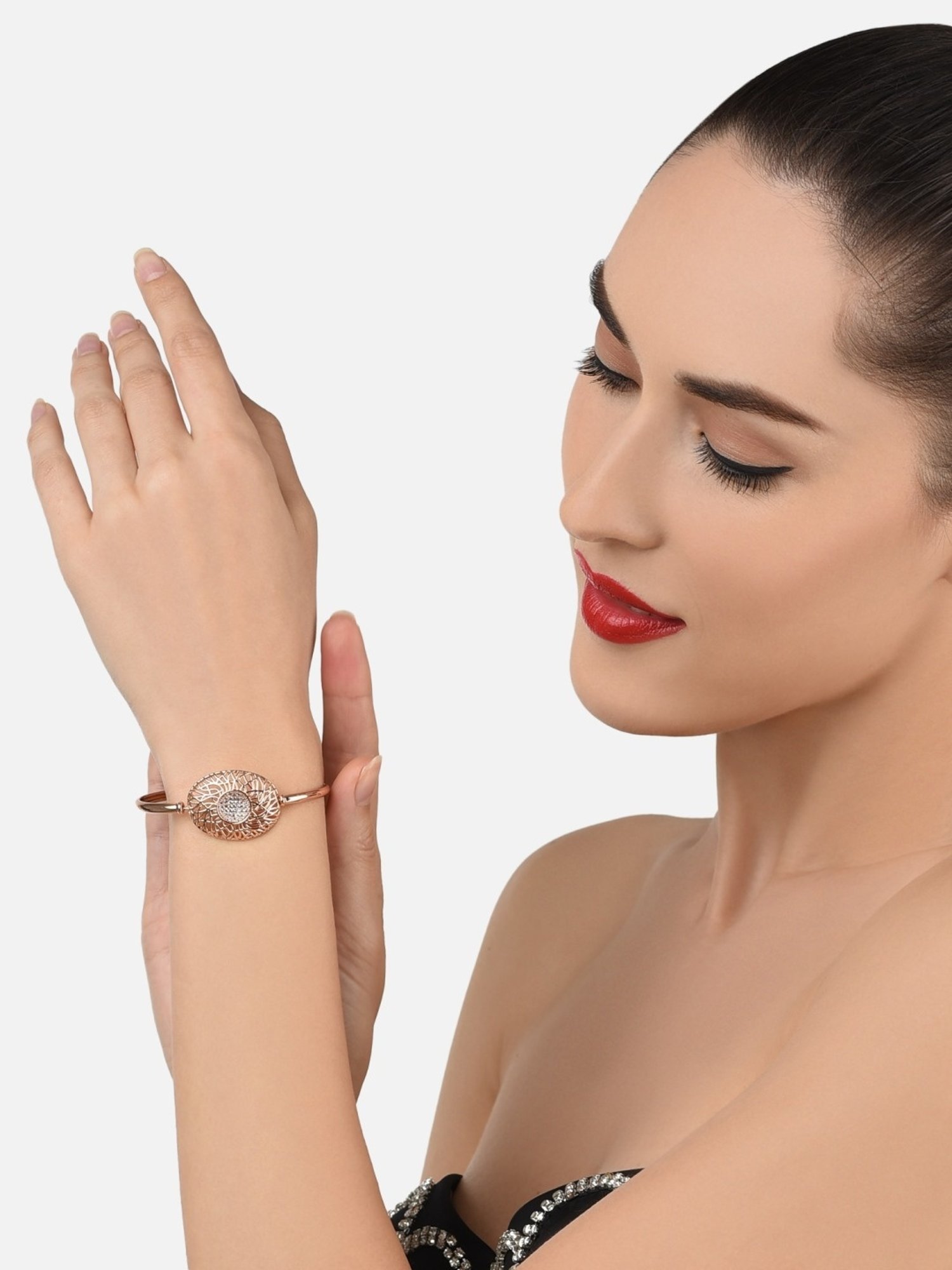 Ted Baker Crystal Sweetheart Adjustable Bracelet for Women