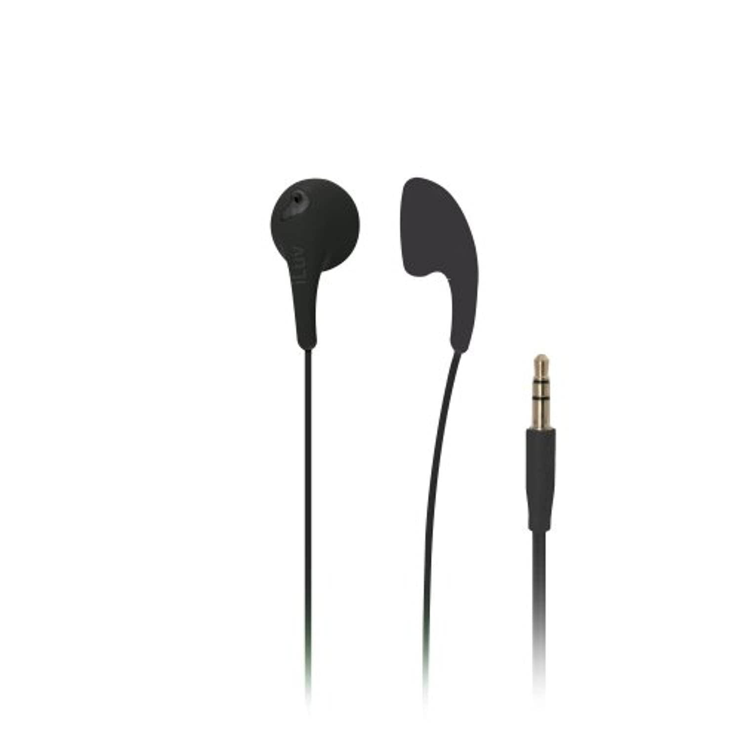 iLuv iEP205BLK Bubble Gum 2 Flexible, Jelly_Type Stereo Earphones _ Black